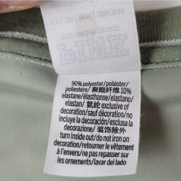 Pink victoria's secret velour short sleeve top green XS - Picture 7 of 8